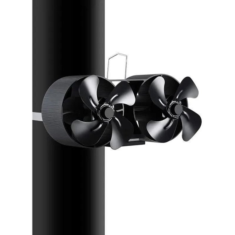 Ventilateur de Cheminée - Moteurs Doubles - 8 Lames - Faible Bruit et Haute Performance