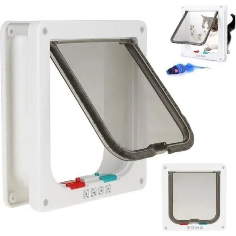 Haopyou- Chatiere Pour Chat Chien Taille L 25 235 Cm -Rai