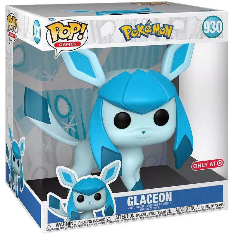 Figurine Funko Pop Jumbo Pokémon Glaceon Emea