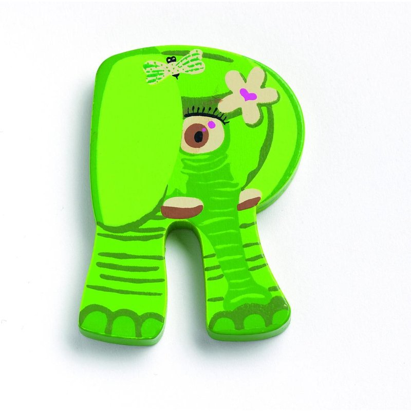 Lettre Animaux En Bois R - Djeco