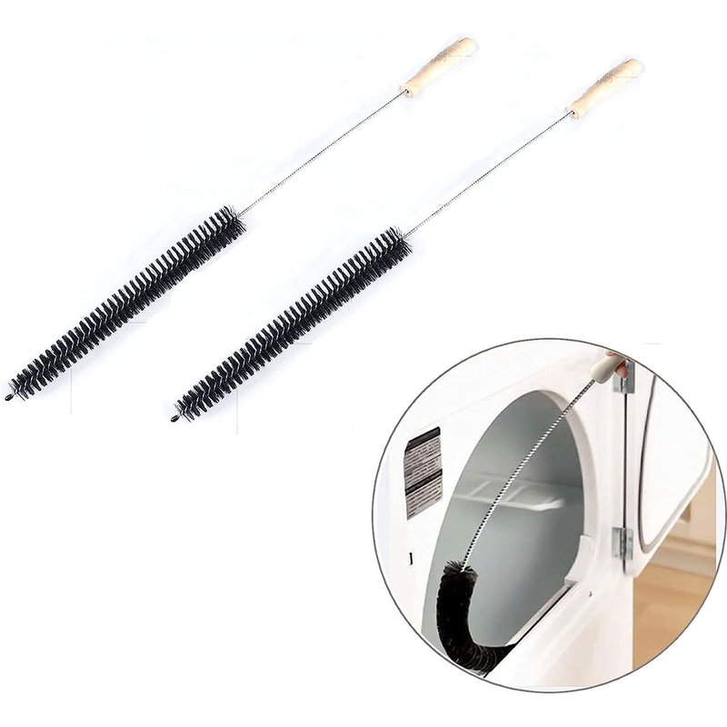 Lot de 2 Brosse radiateur, NewWe 70 cm Long Brosse de nettoyage pour radiateur Brosse à charpie Brosse à linge flexible Brosse à tuyau flexible Outil de nettoyage de conduits