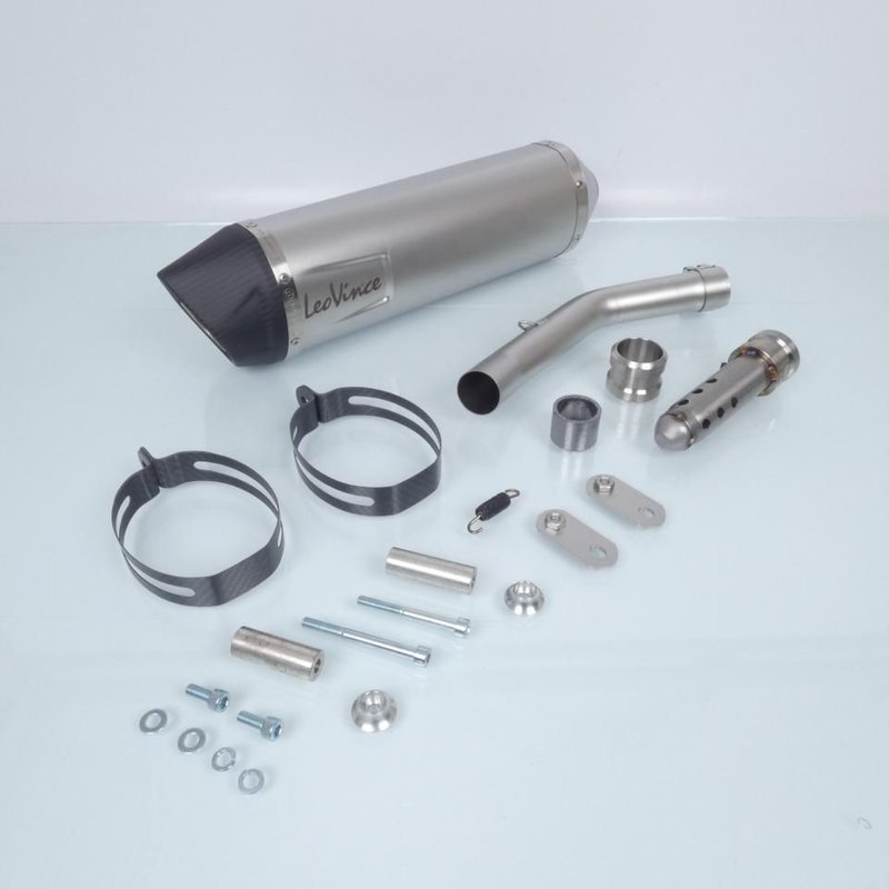 Silencieux D Échappement Leovince Pour Piaggio 125 Vespa Gts Super 2009 À 2015 Neuf