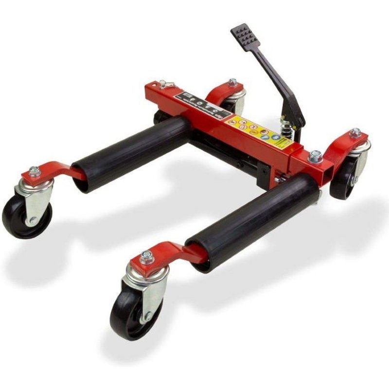 Varan Motors - AN08039 Cric de déplacement, Chariot go Jack 680Kg pour pneu jusqu'à 30cm de large