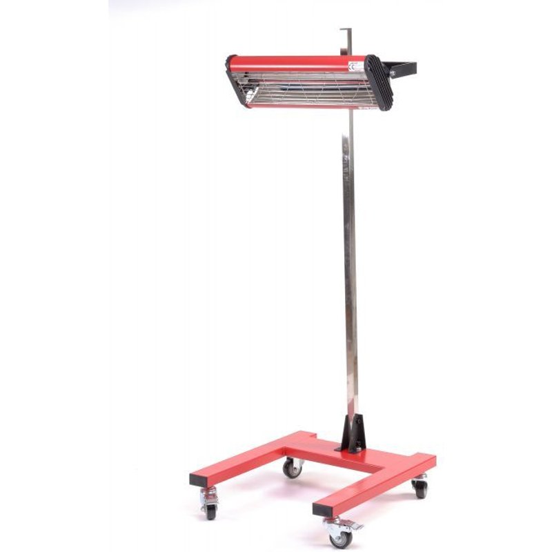 Varan Motors - 602023 Lampe infrarouge pour sèchage carrosserie 1100W sécheur infrarouge pour peinture