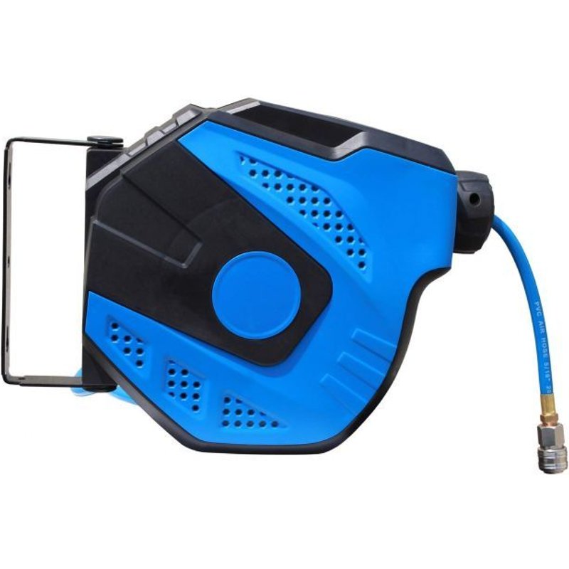 Varan Motors - NEAHR-01 Dévidoir - Enrouleur de tuyau pneumatique mural 10m 17bar Rotation à 180°