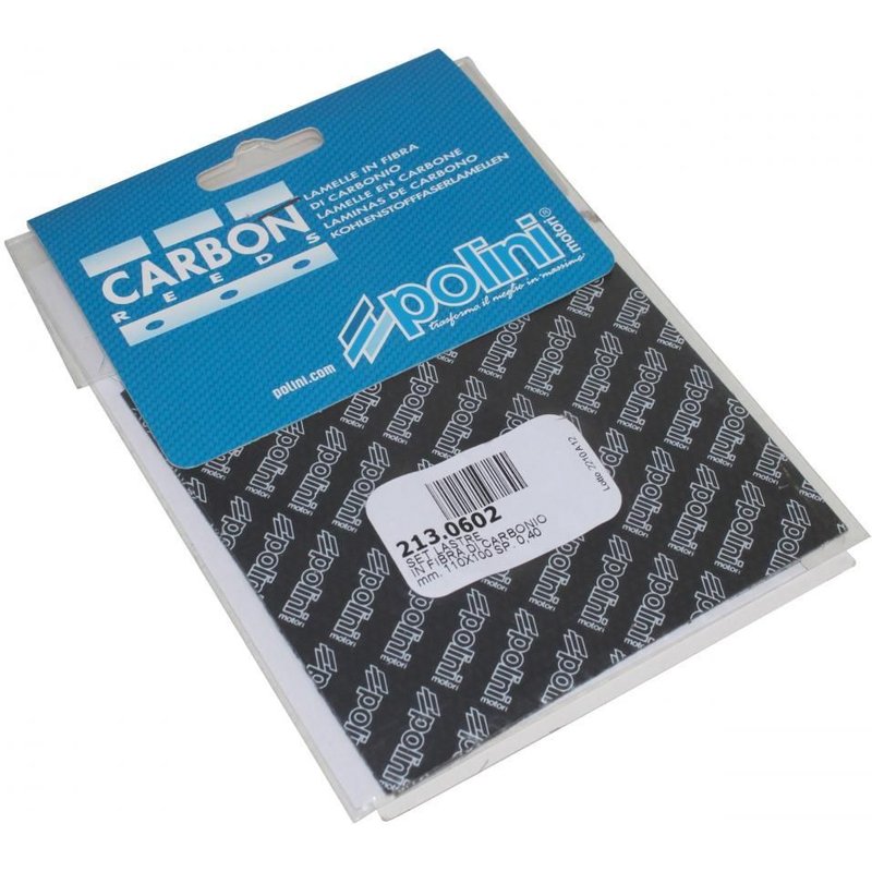 Plaque de lamelle de clapet carbone à découper Polini