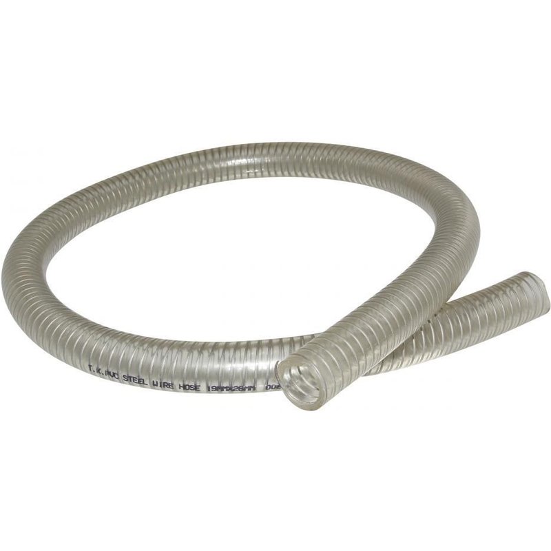 Durite refroidissement eau 19x25mm x 1m transparente renforcée Speedf