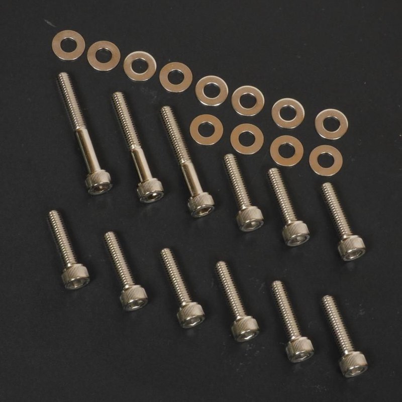 Kit vis BTR carter adaptable pour Booster- Acier Chromé