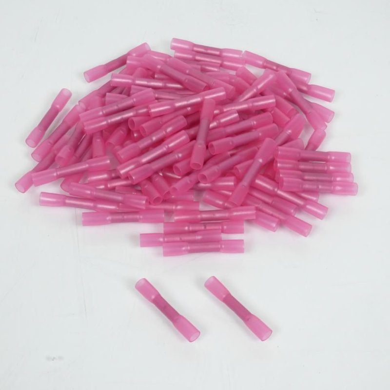Sachet de 100 cosses à sertir thermorétractable section de fil 0,5/1