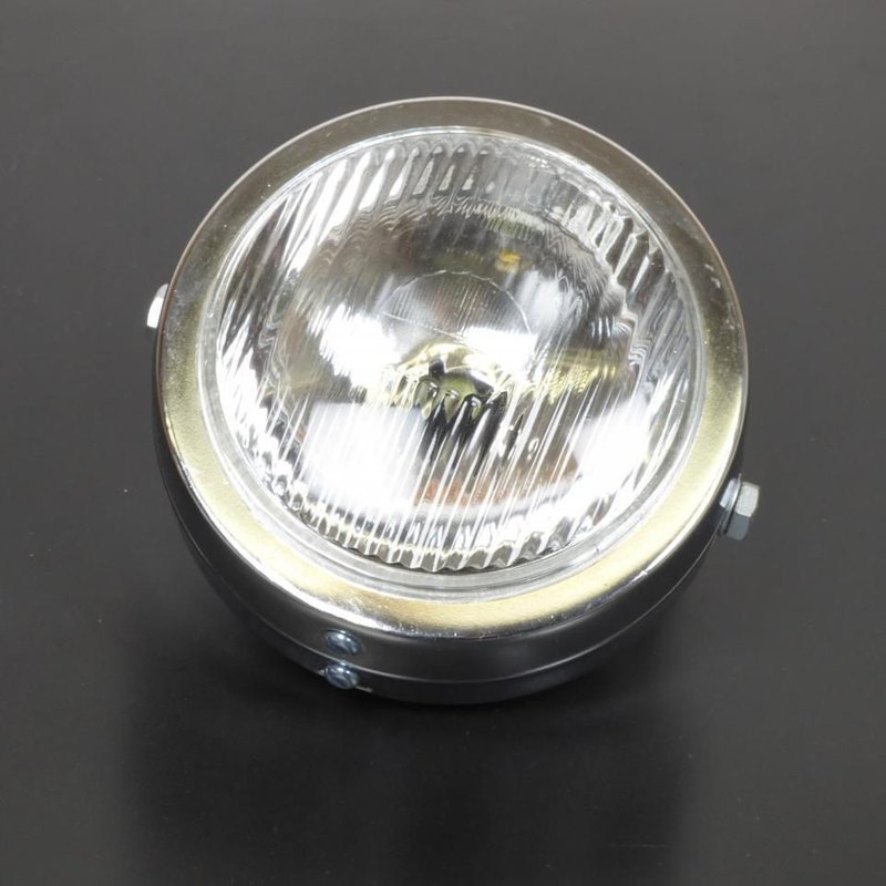 Phare rond chromé D.130