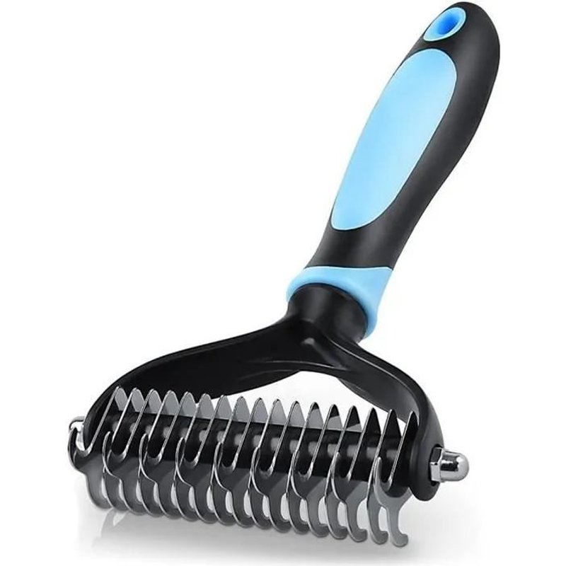 Brosse Pour Chiens Et Chats Poils Longs Peigne De Toilettage Professionnel Idéal Pour Démêler, Et Pour Supprimer Poils Morts