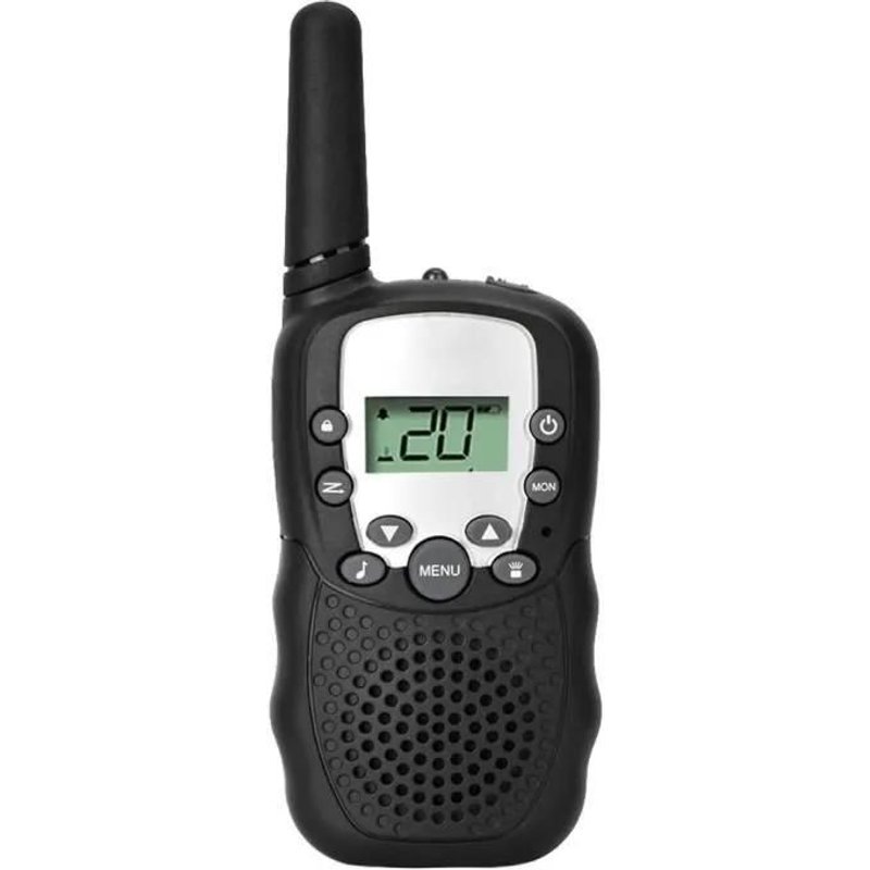 Mini Talkie-Walkie Longue Distance 5 Miles Avec Balayage VOX Noir