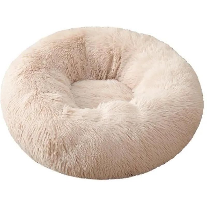 Rngcpto Lit De Panier Coussin Pour Chat Et Chien,Lit De Animaux Rond En Peluche Douce Et Confortable Panier Pour Chat Chien 40cm A