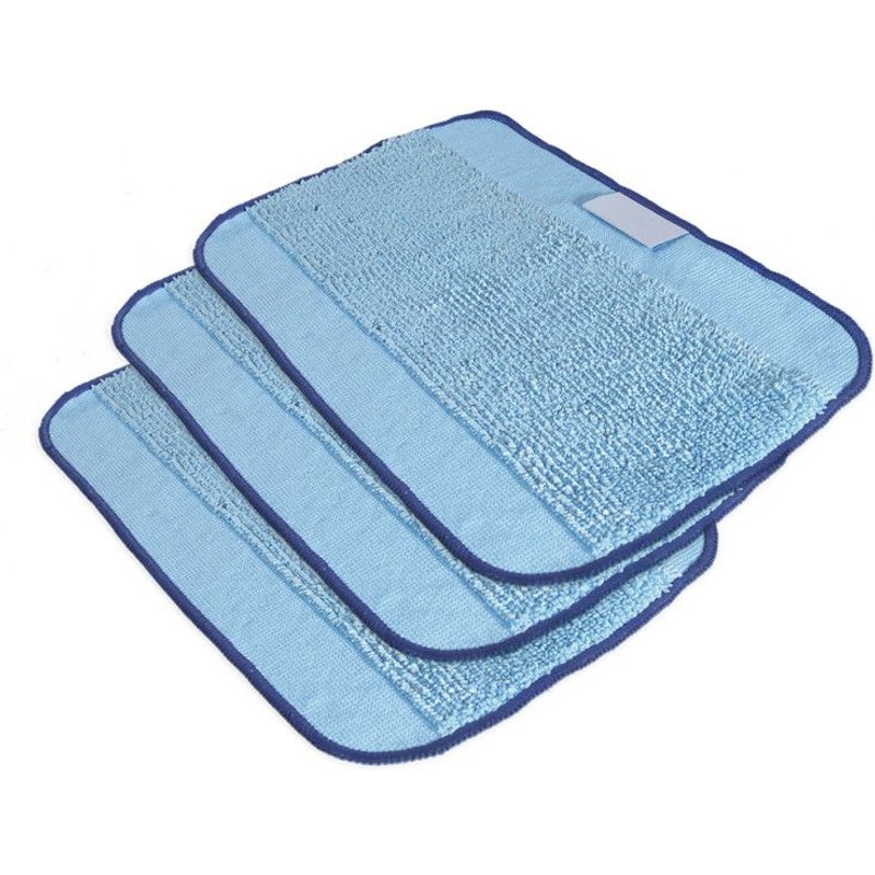 Pack 3 Lingettes Microfibres Humides Pour Aspirateur Robot Irobot Braava