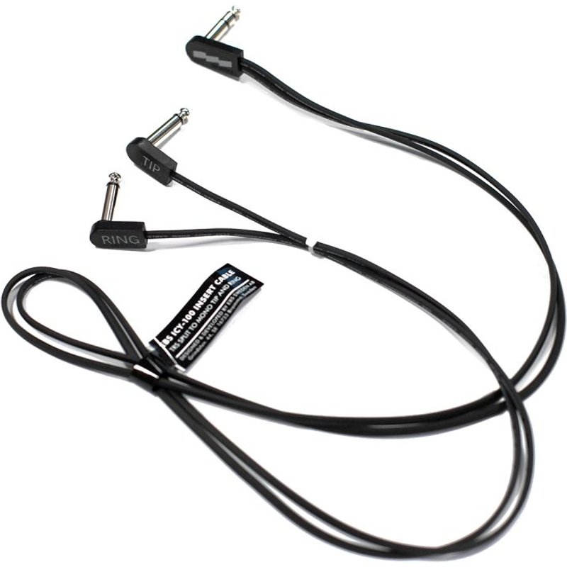 EBS ICY-100 - Câble d'insert 1 jack stéréo/2 jack mono - 100 cm