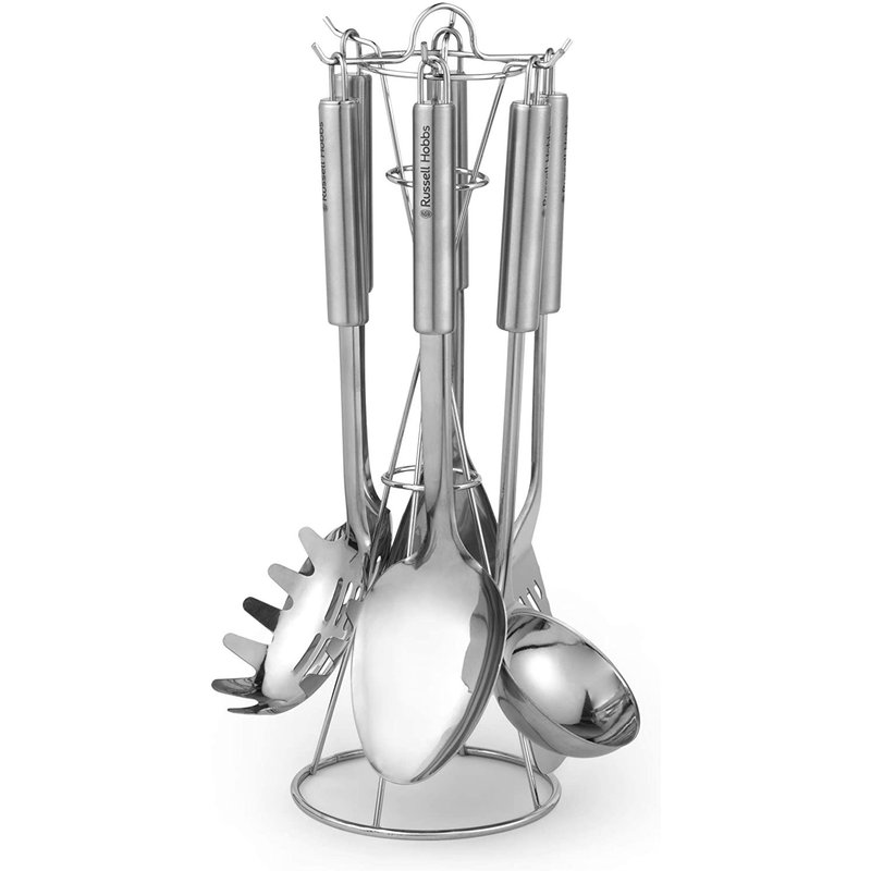 Russell Hobbs Rh00123eu7 Utensil Set 6pcs With Stand