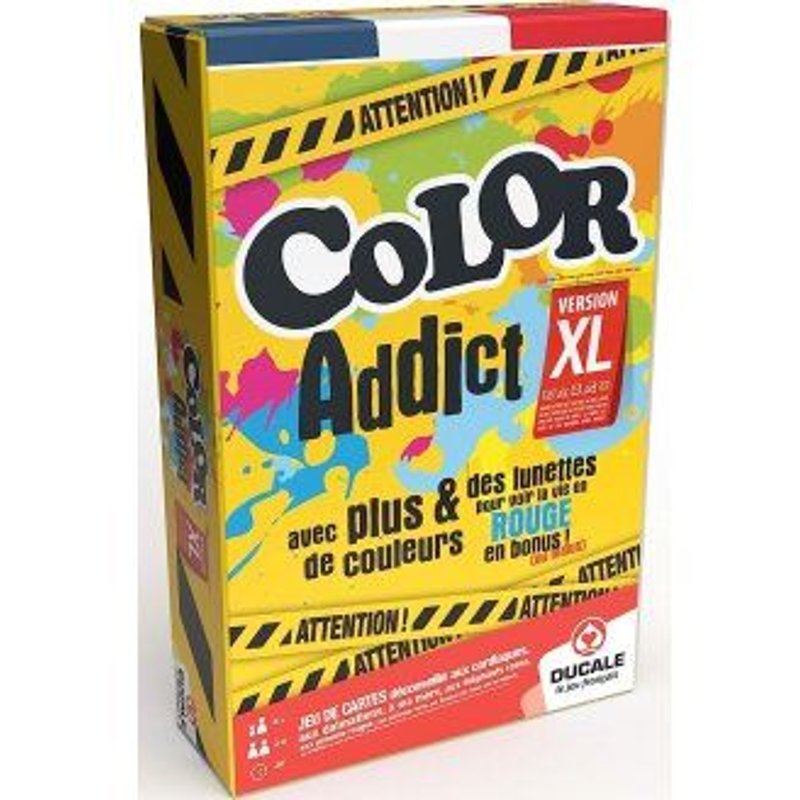 Jeu De Cartes Pour Color Addict Xl - Set Jeu De Société Version Française + 1 Carte Tigre