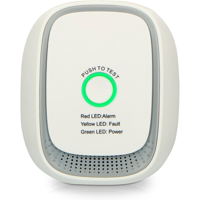 Détecteur de gaz pour méthane Alecto GA11 Blanc-Gris