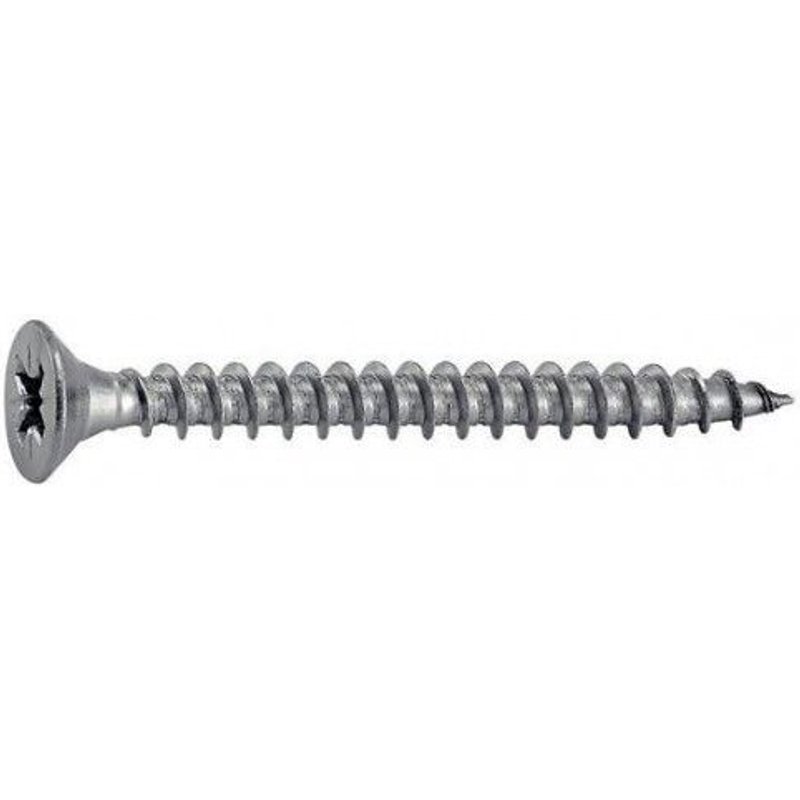 Vis à bois aggloméré tête fraisée - Pozidriv - inox A2 - filetage total - 3X16 B200 ACTON