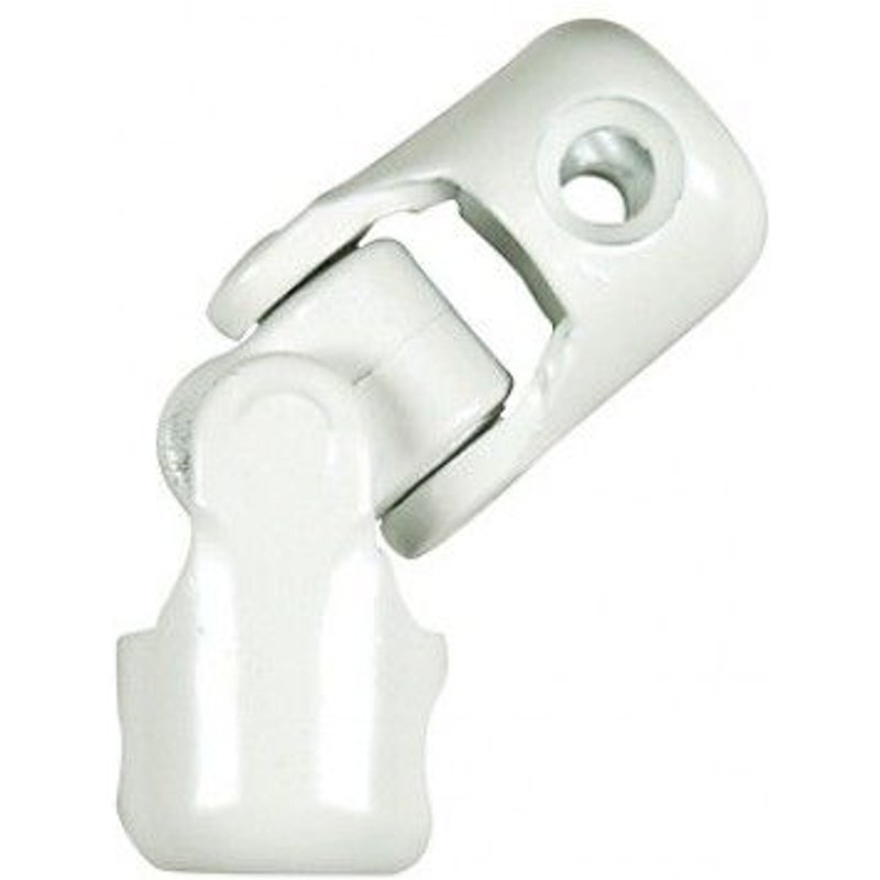 Genouillère pour tige d'entraînement 6 pans de 10 mm et tringle Ø12 mm - blanc Interges