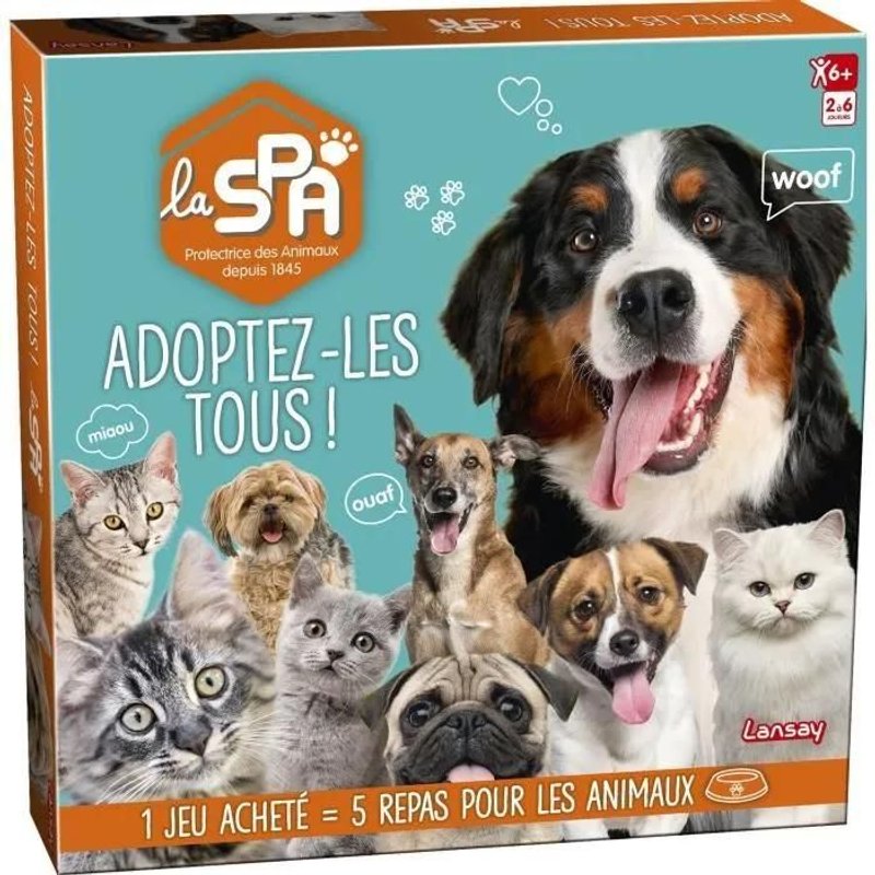 Jeu De Société - Spa Adoptez-Les Tous !