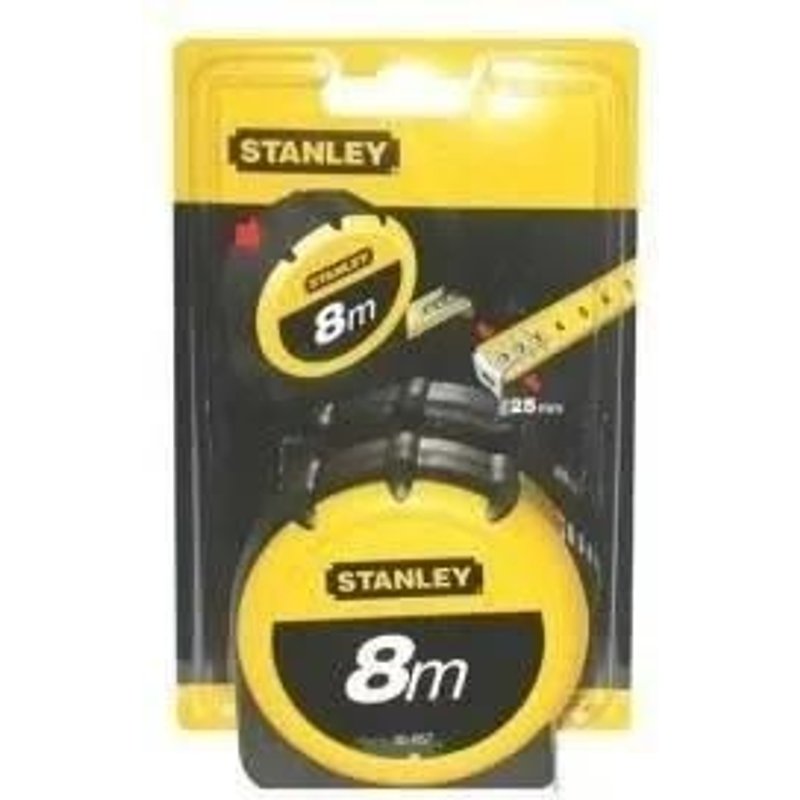 Mesure stanley tape bi-matière 8m