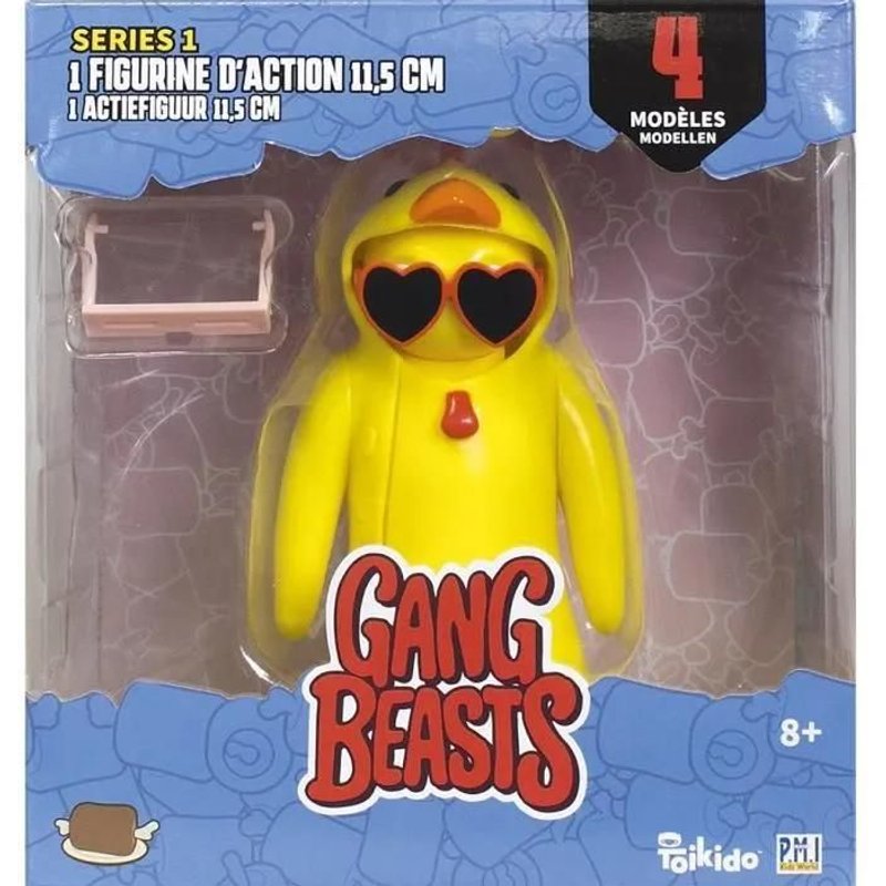 Gang Beasts - 1 Figurine Articulée De 11.5 Cm - Lot #4 - Figurines De Collection - Jeux Vidéos - Lansay
