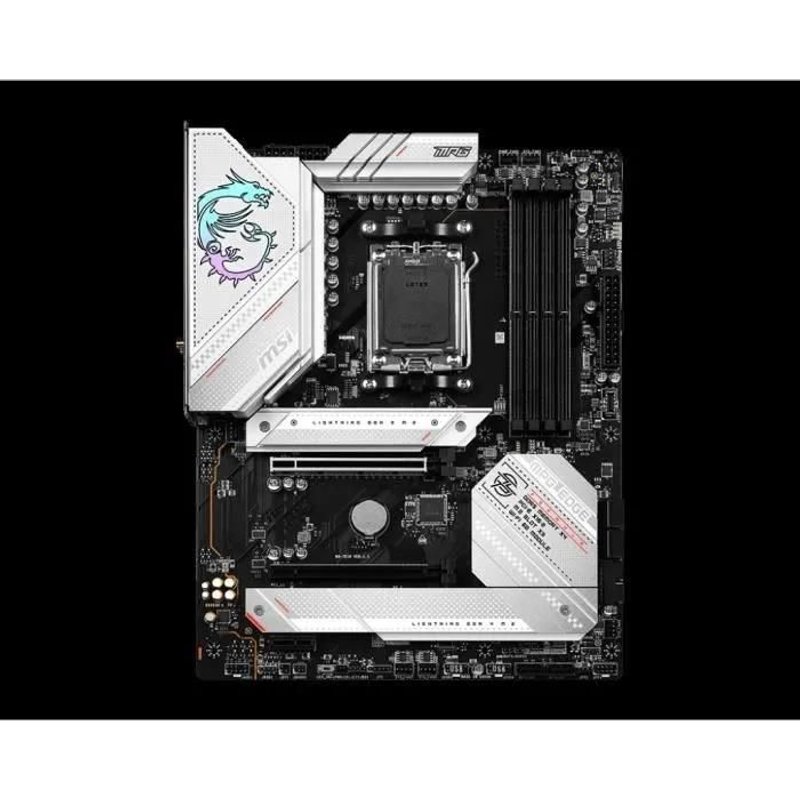 MSI MPG B650 EDGE WIFI - Carte-mère - ATX - Socket AM5 - AMD B650 Chipset - USB 3.2 Gen 1, USB 3.2 Gen 2, USB-C 3.2 Gen2, USB-C 3.2 Gen 2x2 - Wi-Fi 6E, 2.5 Gigabit LAN, Bluetooth - carte...