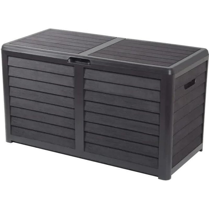COFFRE JARDIN BAYA - 117 X 54 X 65 CM - Gris anthracite
