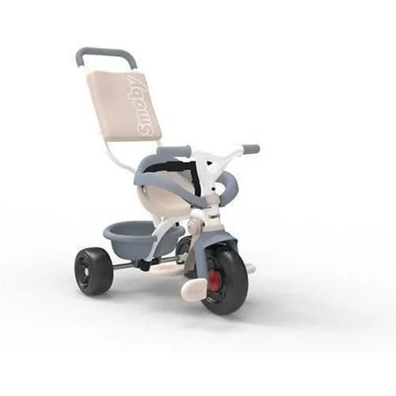 Smoby Tricycle Enfant Évolutif Be Fun Confort - Structure Métal - Bleu