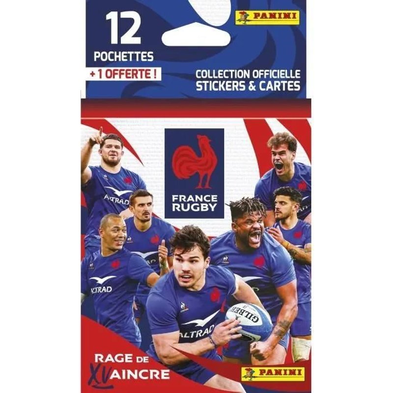 Stickers Rugby Edf - Blister 12+1 Pochettes