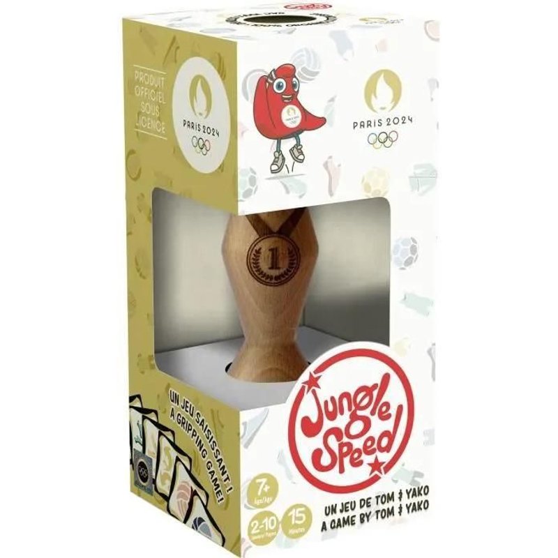 Jeu D'ambiance Asmodee Jungle Speed Jeux Olympiques Paris 2024 Eco Pack