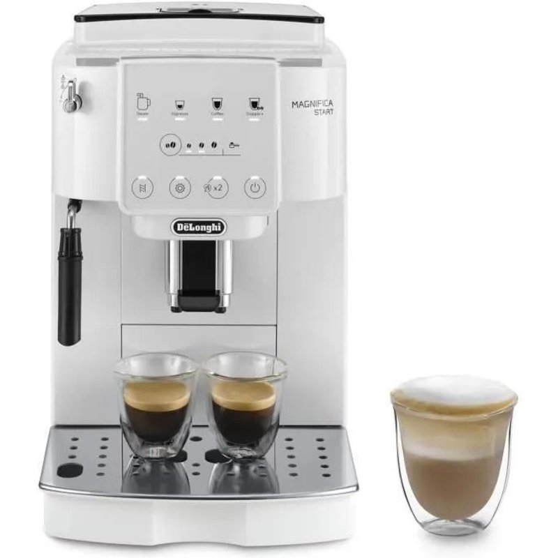De'Longhi Magnifica Start ECAM220.21.WW - Machine à café automatique avec mousseur à lait - 15 bar - blanc
