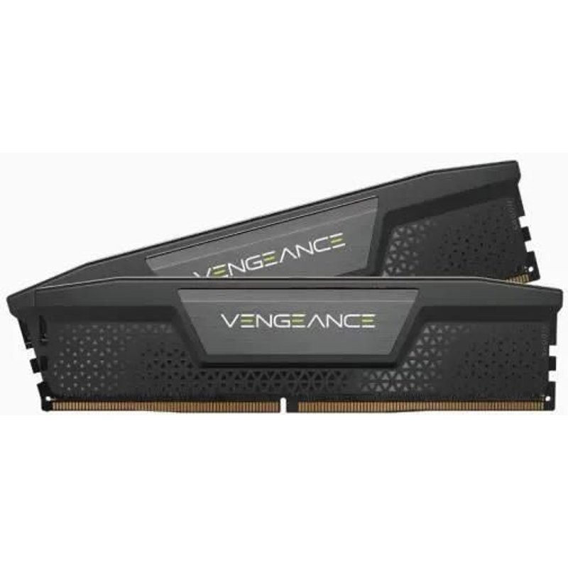CORSAIR Vengeance - DDR5 - kit - 32 Go: 2 x 16 Go - DIMM 288 broches - 6400 MT/s / PC5-51200 - CL32 - noir