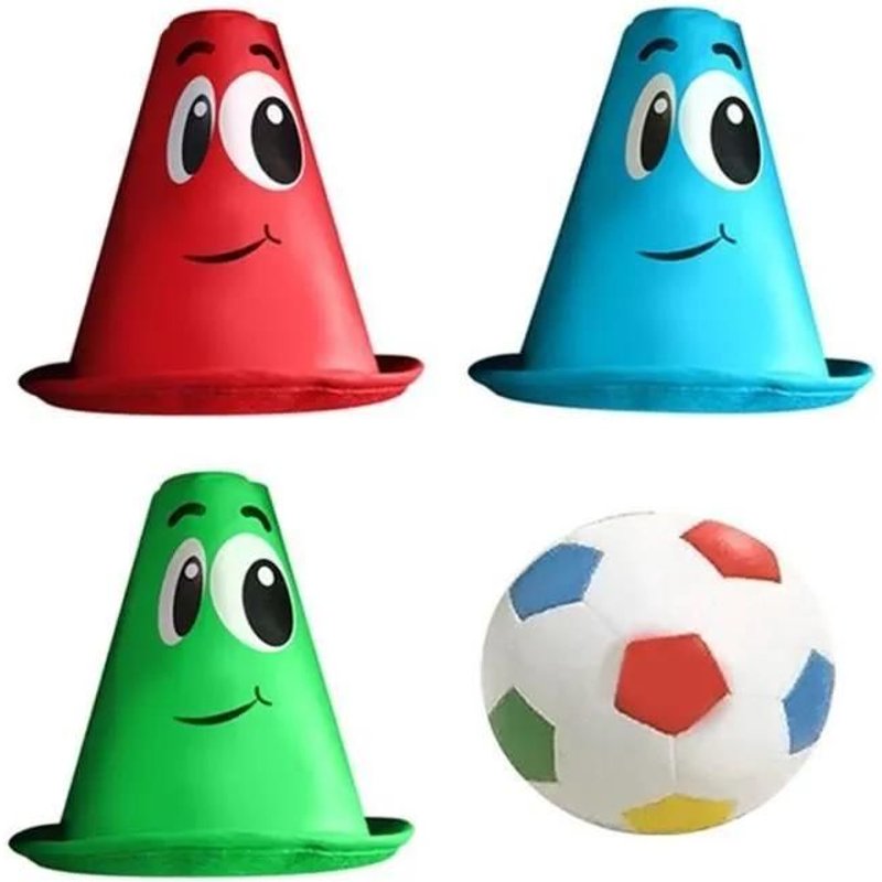 Stamp Pack Foot Balle Et 3 Cones
