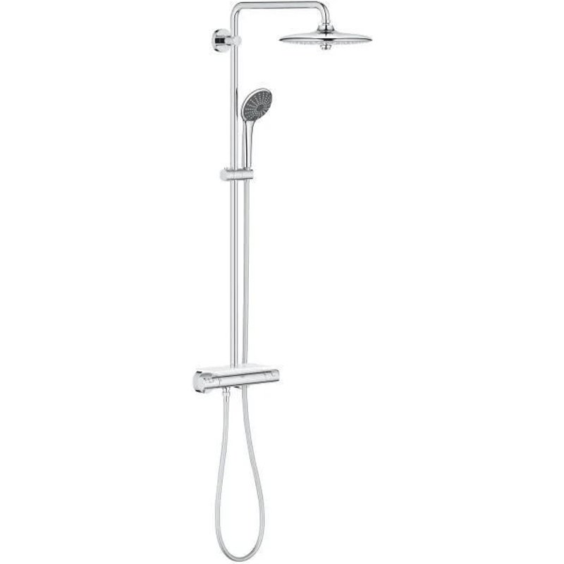 Colonne thermostatique VITALIO JOY XL GROHE 26403001 - tĂȘte Ă 26 cm 3 jets + douchette 3 jets