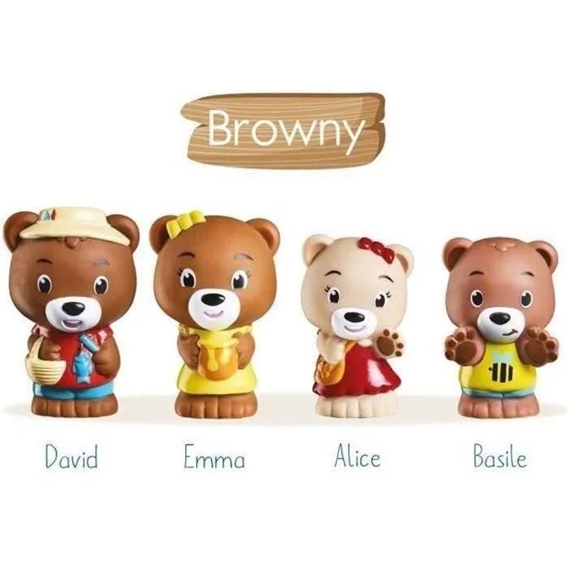 Klorofil Lot 4 Personnages "Browny