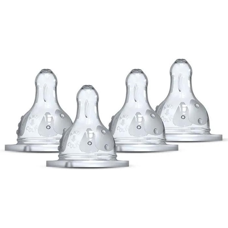 Lot De 4 Tétines Rondes Dodie Initiation - Débit 1