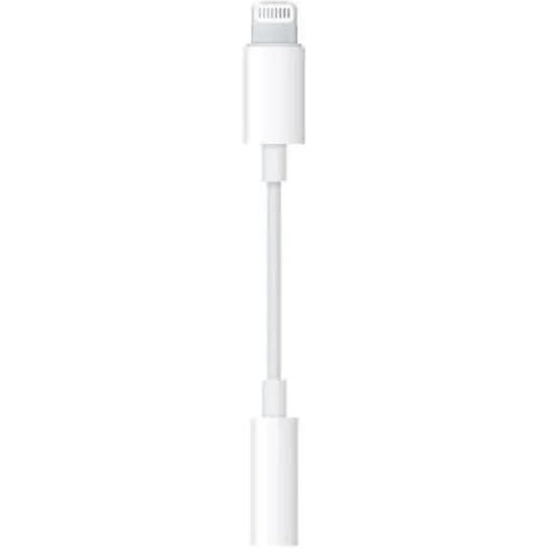 Apple Lightning to 3.5 mm Headphone Jack Adapter - Adaptateur Lightning vers prise de casque - Lightning mâle pour mini-phone stereo 3.5 mm femelle