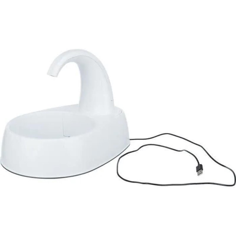 Trixie Fontaine À Eau Avec Chaudière, 2,5 L/25 × 24,5 × 35 Cm, En Plastique, Blanche (Rp 2,90 )