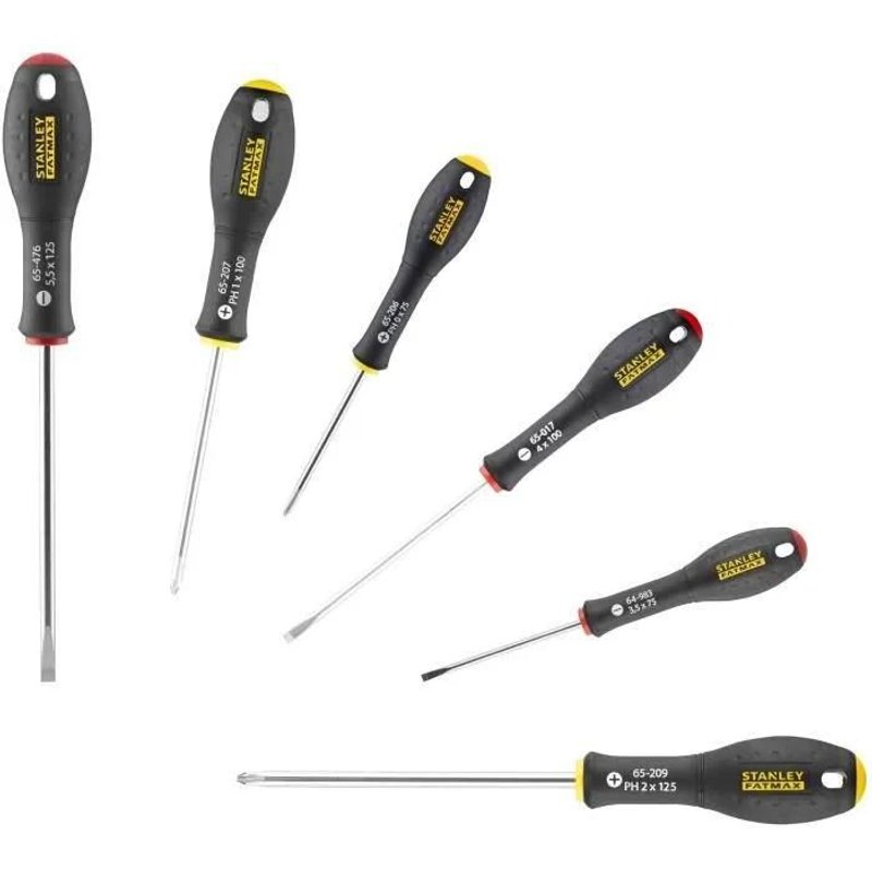 FatMax Jeu de Tournevis 6 pcs Electriciten/PH Stanley - 3253560626266
