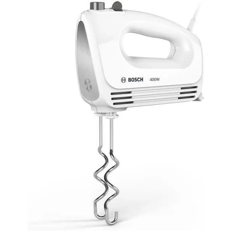 Bosch CleverMixx MFQ24200 - Batteur à main - 400 Watt - blanc/argent