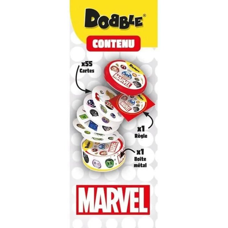 Jeu D'ambiance Asmodee Dobble Marvel Emoji