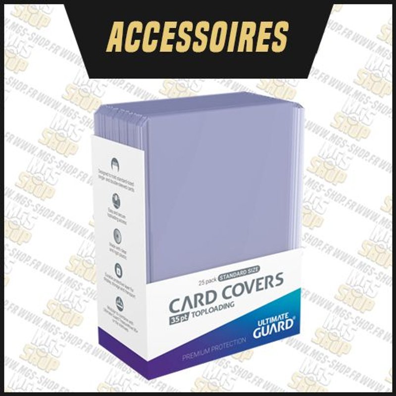 Ultimate Guard - Top Loader Card Covers Clear (35pt) (Ultimate Guard)