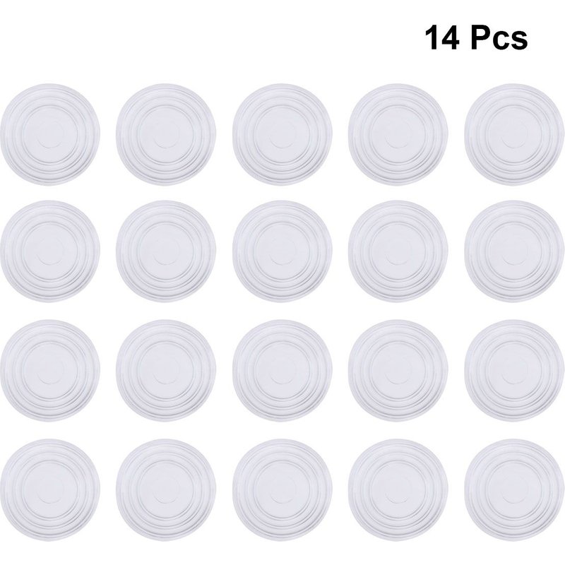 Coussinets De Protection Murale En Plastique Pour Table En Verre, Cales, Pare-Chocs Transparents Pour Meubles, Polymères En Caoutchouc, 30 Pièces