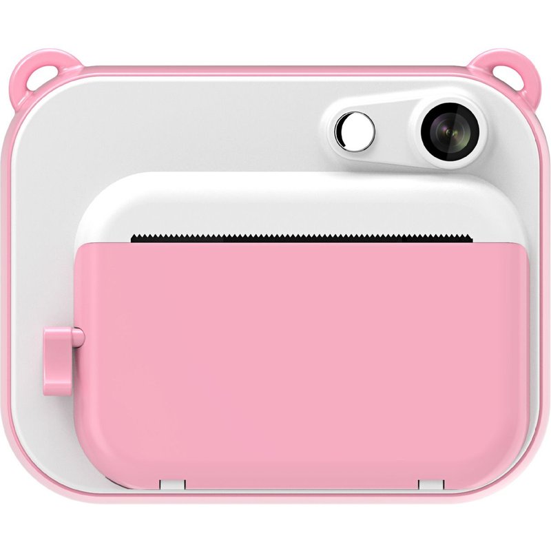 Appareil Photo Enfants à Impression Instantanée Caméra Jouet Numérique 1080P HD avec écran de 2,0 Pouces, Carte TF, Cadeau pour Filles Garçons 3-12 Ans Rose