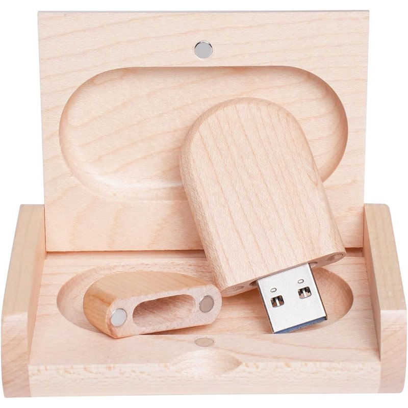 USB Stick Hölzernes Speicherstick 8GB USB 2.0 Flash Drive Memory Stick Datenspeicher Pendrive Geschenk Mit Holzkasten