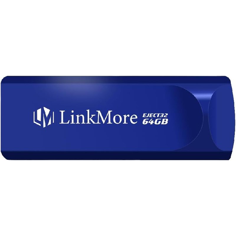 EJECT32 Clé USB 3.2 de 64 Go, Vitesse de Lecture jusqu'à 100 Mo/s, Design rétractable