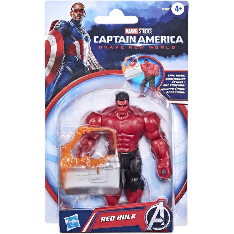 HASBRO Marvel Avengers Epic Hero Series Captain America: Brave New World Red Hulk