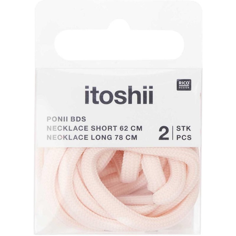Itoshii Pack 2 Cordons 2 Tailles Rose
